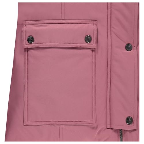 Juicy Couture Girls Coat, Faux Fur Hooded Winter Jacket, Warm Padded Parka Hoodie, Kids Heavyweight Winter Coat