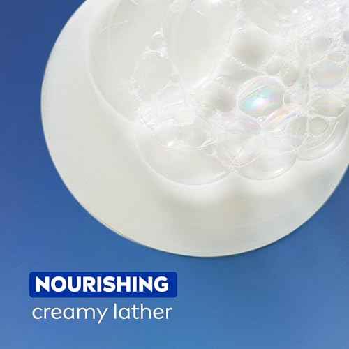 NIVEA Pampering Coconut and Almond Milk Body Wash with Nourishing Serum, Moisturizing Body Wash for Women, Enriched with Provitamin B5 and Vitamin E, 20 Fl Oz Bottle