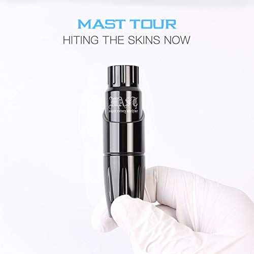 Dragonhawk Complete Rotary Tattoo Pen Machine Kit For Mast Tour Permanent Makeup 20Pcs Cartridges Needles Power Supply Color Inks for Tattoo Studio Artists 366H
