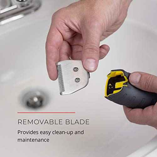 Remington HC5855 Virtually Indestructible Haircut Kit & Beard Trimmer, Hair Clippers for Men (15 pieces) , Yellow