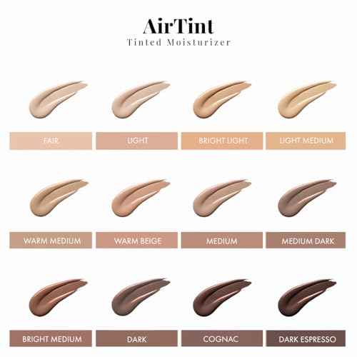 Jerome Alexander MagicMinerals AirTint Tinted Moisturizer AirBrush Spray Light | Tinted Moisturizer Spray with Anti-Aging Ingredients | Fair |2PC