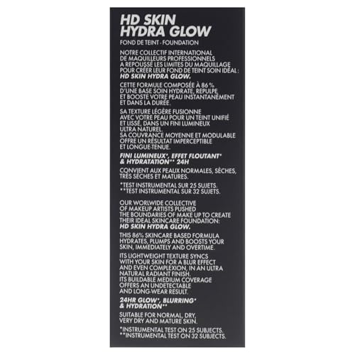 HD Skin Hydra Glow - 1N10 Ivory by Make Up For Ever for Women - 1 oz Foundation