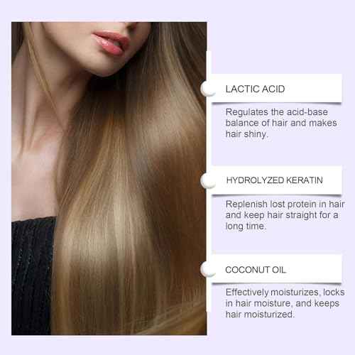 Liss Alisado, Liss Hair Straightening Cream 8.82 OZ, Protein Hair Cream, Professional Smoothing Treatment for Silky, Frizz-Free Hair