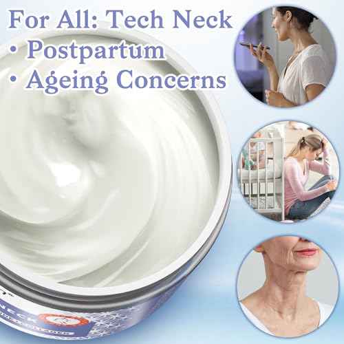 Retinol, Peptides Neck Firming Cream - Ultimate Tightening and Lifting for Crepey Skin, All-Over Body Treatment, Safe for Sensitive Face Moisturizer