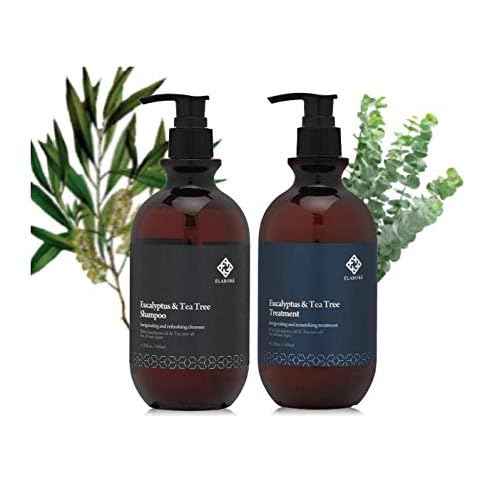 Elabore Eucalyptus & Tea Tree Shampoo & Treatment Set (15.21 fl.oz / 450 ml)