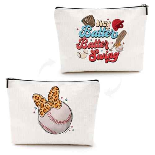 Baseball Mom Cosmetic Bag Mothers Day Mom Gifts from Daughters Baseball Moms Accessories Baseball Lovers Retirement Gifts for Women Sports Moms Mimi Travel Makeup Bag Toiletry Bag Birthday Christmas