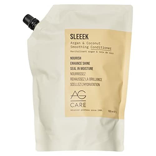 AG Care Sleeek Argan & Coconut Conditioner, 33.8 Fl Oz
