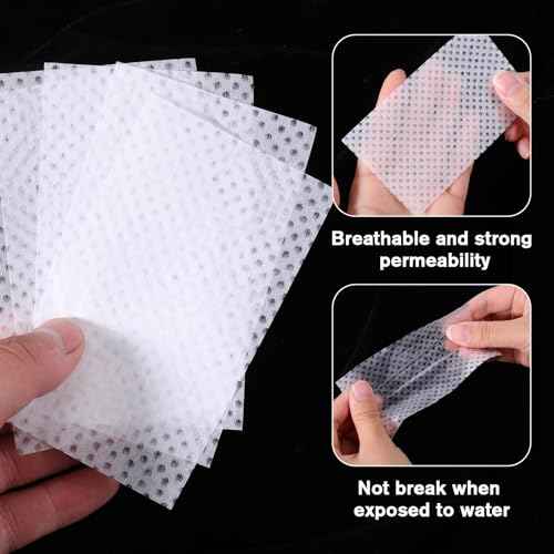 1000 Sheets Breathable Hair Perm Papers, Thin Mesh Perm Papers for Hair, End Paper for Hairs, Salon End Paper, Professional Styling Accessories