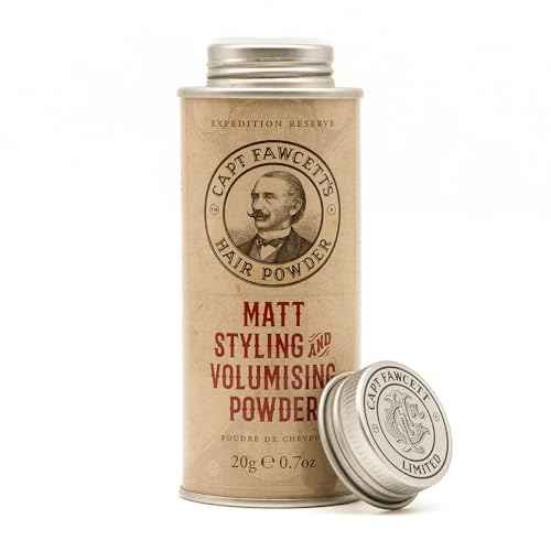 CAPTAIN FAWCETT Expedition Reserve Matt Styling & Volumising Hair Powder 0.4oz | Instant Volume & Texture | Lightweight & Residue-Free