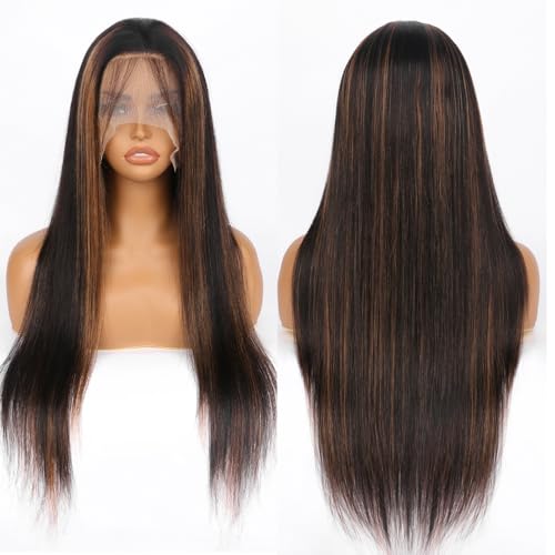 Highlight Ombre Lace Front Wig Human Hair 180 density 16 inch straight wigs human hair 13x4 lace front wigs human hair wigs for black women