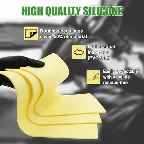 Premium Tattoo Practice Skin (3mm Thick Medical Silicone) - 10PCS Double-Sided Fake Skin Reusable Mat, 7.4"x5.5" Tattoo Skin with Deluxe Gift Box, for Professional Artists