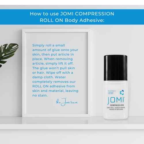 Premium Roll On Body Adhesive for Skin, Fashion Tape, Butt & Clothes Glue, Sweat Resistant, Sock & Wig Adhesive, Residue Free, Made in USA