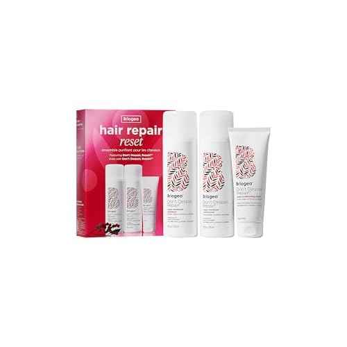 Briogeo Don't Despair, Repair! Hair Repair Reset Minis Kit, Repairs Dry, Damaged or Color Treated Hair, Vegan, Phalate & Paraben-Free, Travel Kit