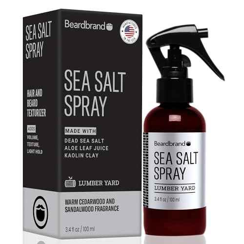 Sea Salt Spray for Men ? Hair Texture Spray Adds Instant Volume, For Lightweight Natural Textured Look, Lumber Yard Scent, Achieve Effortless Style & All-Day Hold