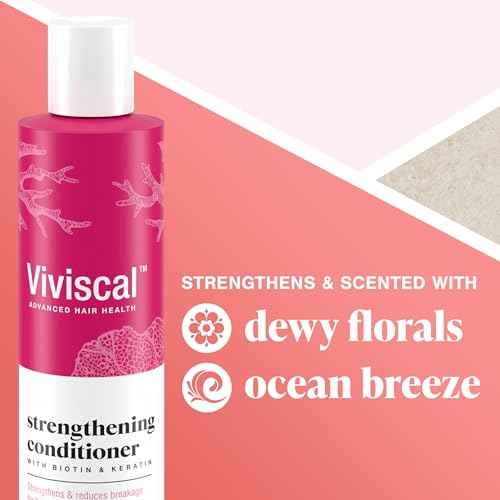 Viviscal Hair Strengthening Conditioner ? Strengthens and Reduces Breakage for Fuller, Healthier Hair ? With Biotin, Keratin and Marine Extracts ? 250ml (8.45 Fl Oz)