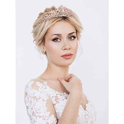 CIEHER Tiara Crowns for Women & Girls - Bridal, Wedding, Prom, Quinceanera, Birthday & Christmas Crown Gifts