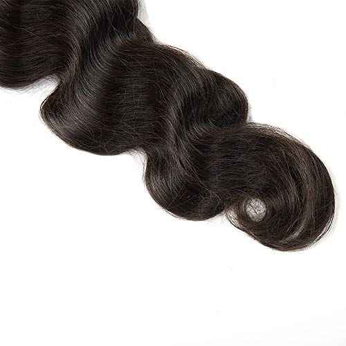 Body Wave Lace Frontal 13x4 Ear to Ear Lace Front Closure Brazilian Virgin Remy Human Hair with Baby Hair Body Wave Frontal Natural Black Color 16 inch