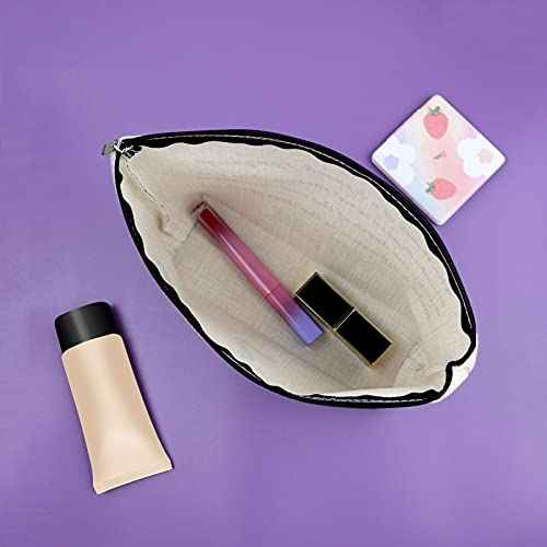 Christian Bible Verse Makeup Bag Cosmetic Organizers Inspirational Quotes Motivational Gift for Women Sister Friend Baptism Religious Birthday Christmas Travel Bag