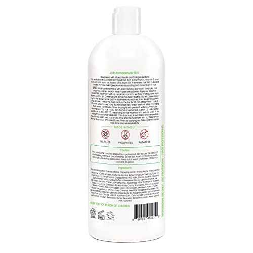 Brazilian Keratin Hair Smoothing Treatment ? Blowout Straightening System ? Formaldehyde Free (32 fl oz)