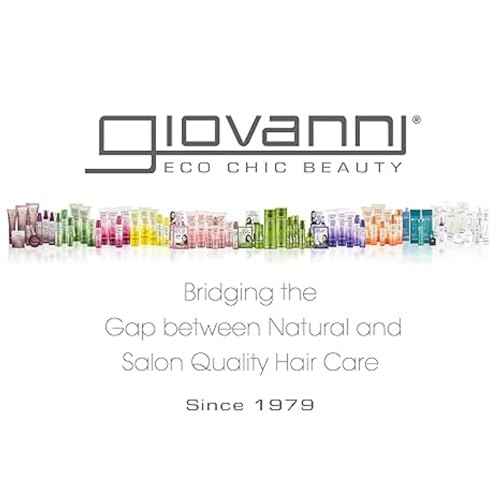 GIOVANNI ECO CHIC Frizz Be Gone - Super Smoothing Anti-Frizz Hair Serum, Adds Shine, Seals in Color, Infused with Natural Botanical Ingredients, Salon Quality, No Parabens - 2.75 oz (1 Pack)