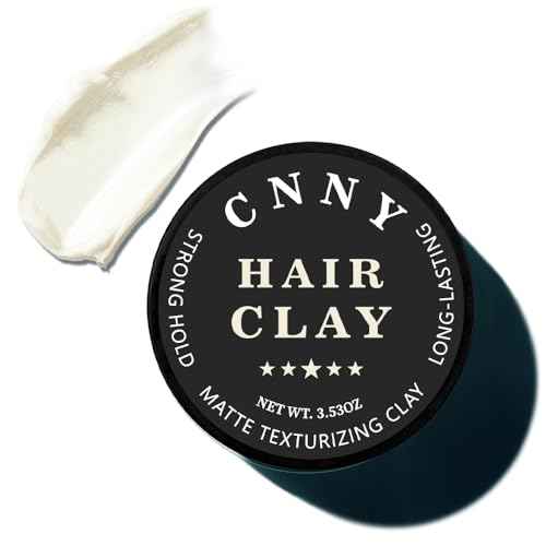 CNNY Men's Hair Styling Clay 3.53 oz, Firm Hold, Matte Finish, Hair Clay with Natural Ingredients, Add Volume & Texture, Premium Men¡¯s Hair Type