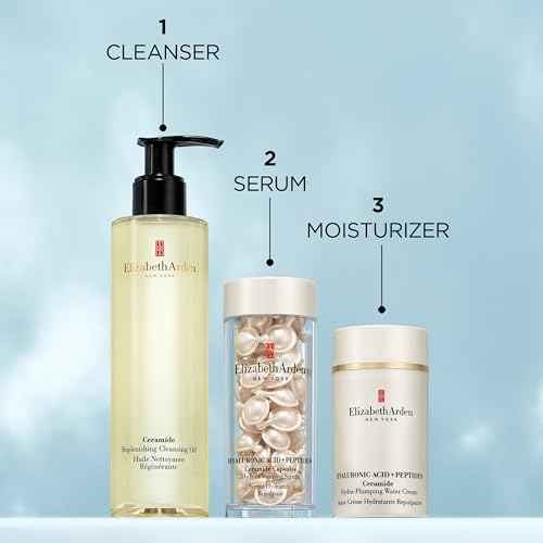 Elizabeth Arden Hyaluronic Acid + Peptides Ceramide Capsules Hydra-Plumping Serum, 30 Capsules, 0.47 fl oz