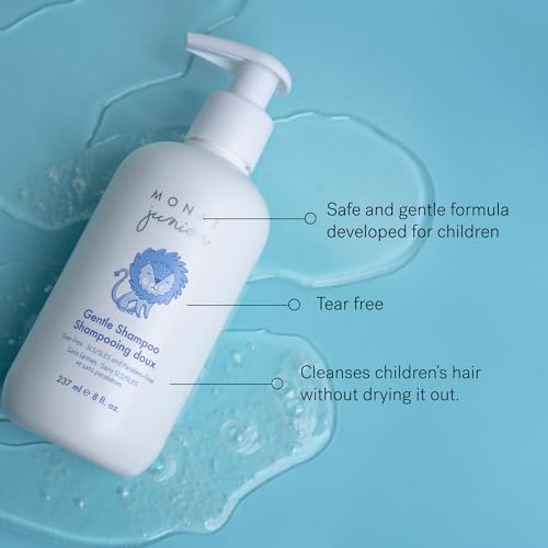 MONAT Junior¢â Gentle Shampoo and Conditioner Set ? Safe, Tear-Free, Anti-Frizz, All-Natural, Sulfate- & Paraben-Free Hair Care for Kids ? 414 ml. (14 fl. oz.)