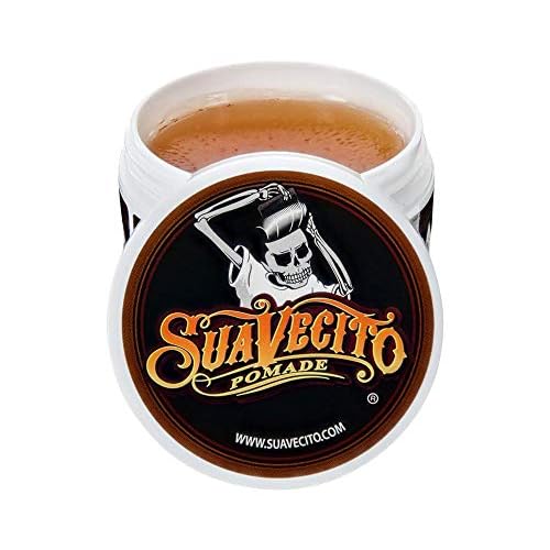 Suavecito Pomade For Men - Medium Hold Shine Water Based oz Pack Wax Like Flake All Day Hair Free Gel Hairstyles Easy To Wash Out
