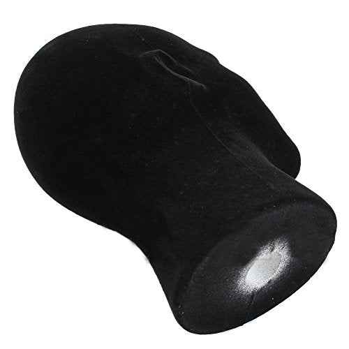 Male Wigs Display Mannequin Head Stand Model HTC Vive VR Headsets Mount Styrofoam Foam Black