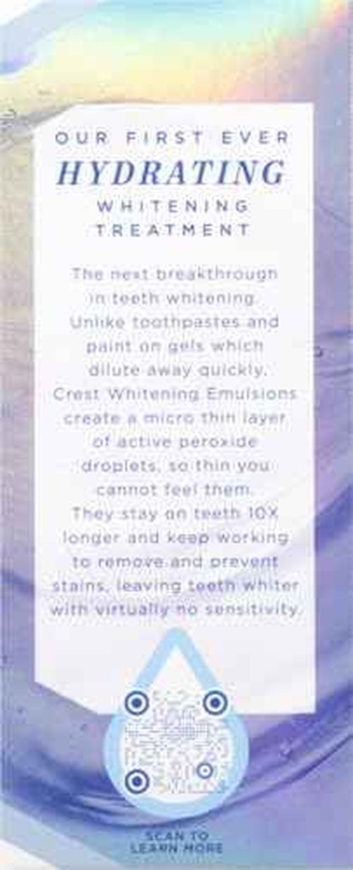 Crest Whitening Emulsions Leave-on Teeth Whitening Gel Pen Kit, 0.88 Oz (25 G) (Pack of 2)
