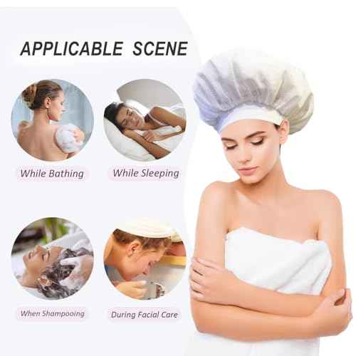 Net Plopping Cap,Hair Cover for Sleeping Soft Elastic Band Mesh Cap,Womens Bonnets for Hair Sleeping,£¨total 2pcs)