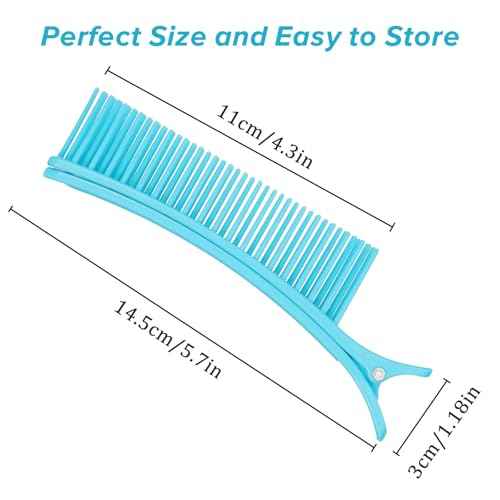 5 Pcs Grip Clips for Hair Sectioning Multifunctional Perm and Dyeing Hair Salon Grip Clip for Distribution, Styling, Cutting, Dyeing, Salon and Home Diy Hairdressing Essentials