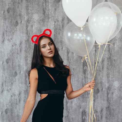 Brown Bear Ears Headband - 3 Pcs Bear Ears Costume for Halloween Cosplay