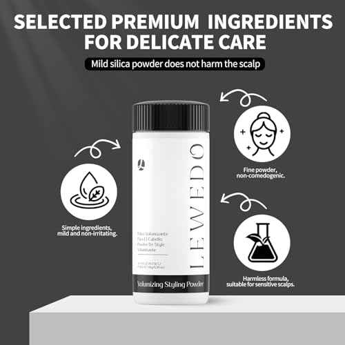 Volumizing Styling Powder 8g - Natural Volume & Matte Finish for Men, Oil-Absorbing Texture Powder with Adjustable Nozzle