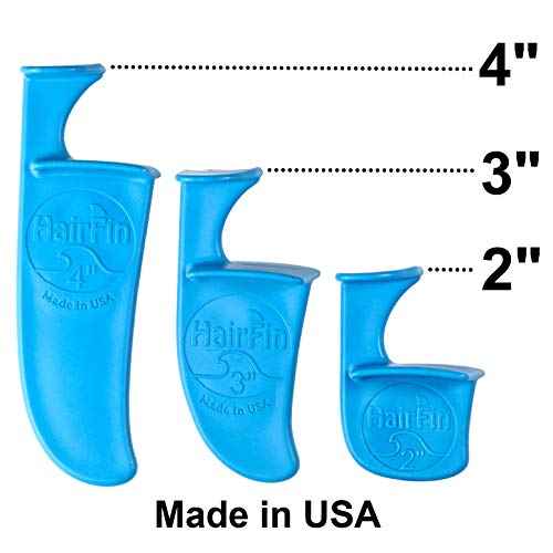 Original HairFin Haircut Tool Kit - As Seen On Shark Tank - Set of 3 Includes 2¡±, 3¡±, and 4¡± Hair Cutting Guides for DIY and Self Home Haircuts - Made in USA