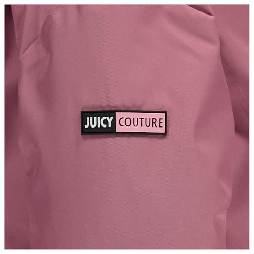 Juicy Couture Girls Coat, Faux Fur Hooded Winter Jacket, Warm Padded Parka Hoodie, Kids Heavyweight Winter Coat