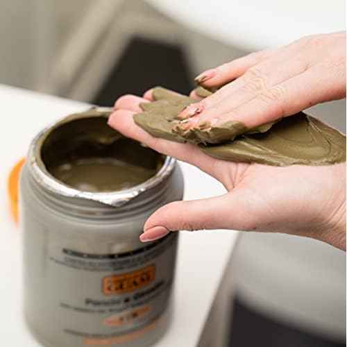 Guam Anti Cellulite Stomach Wraps, INFRARED Body Wrap for Flat Tummy, FIR Tummy Wrap Cellulite Remover, Belly Cellulite Treatment, Stomach Skin Firming and Tightening Body Mud (1.1LB)