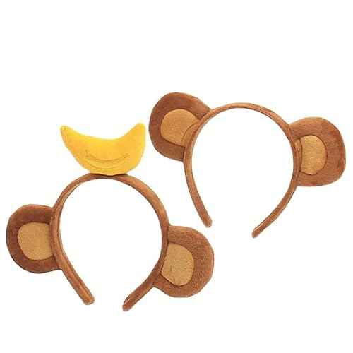 Cute Animal Ears Horns Headband Elastic Hair Hoop Headwear Halloween Christmas Costume Cosplay Accessories
