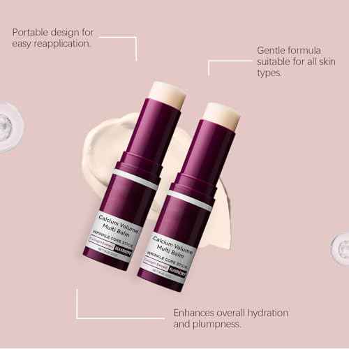 Vitaliq Cemenrete Calcium Multi Balm,Calcium Volume Multi Balm,Korean Collagen Moisturing Stick,Repair moisturizing Cream,Anti-aging,Hydrating,Firming Skin, Almond & Vitamin E for Neck, Face (1PC)