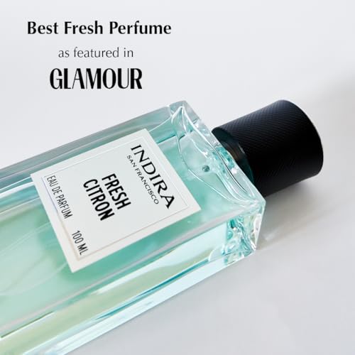 INDIRA Fresh Citron - Eau De Parfum - Citrus Aromatic - Unisex - 100 ML / 3.4 FL OZ - Spray