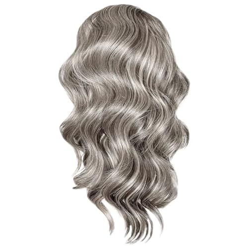 Kim Kimble 18" Wavy Waves Headband Wig, Long Layered Hair With Black Headband and Comb Clip, 3/4 Cap - Average Cap Size, MC56 60 Iced Sugar