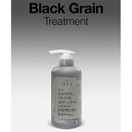 chungmijung] Black grain Treatment / Weak acid natural oily scalp treatment Dandruff treatment_ Organic 28 Ingredients from Nature