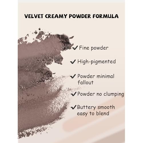 Single Eyeshadow Palette, Matte Plum Eyeshadow, Highly Pigmented Long Lasting Waterproof Eye Shadow Palette Makeup, Sombras Para Ojos, Nature Mini Facial Beauty Makeup Lightweight Gift for Woman 05