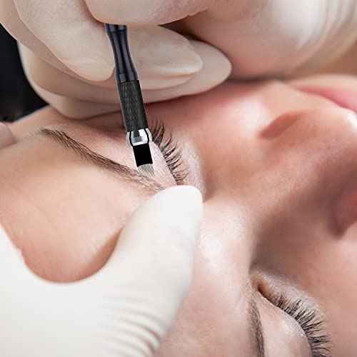 Microblading Pens 5 Piece Light Manual Tattoo Eyebrow Pens For Permanent Makeup Supplies Durable Aluminum Pen With Lock-Pin Tech Tattoo Microblading Pen(Style-1)