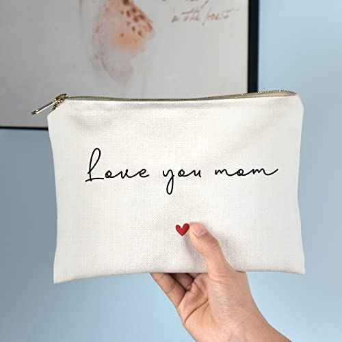 Gift for Mom, Send Love to Mom, Mom Birthday Gift, Mother's Day Gift, Present for Mothers, Cosmetic Bag to Mom, Makeup Bag Gift, Gift from Daughter Son