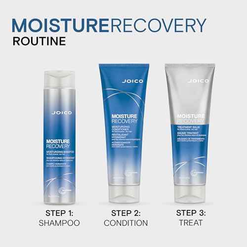 Joico Moisture Recovery Treatment Balm | For Thick, Coarse, Dry Hair | Restore Moisture, Smoothness, Strength, & Elasticity | Reduce Breakage & Frizz | With Jojoba Oil & Shea Butter | 8.5 Fl Oz