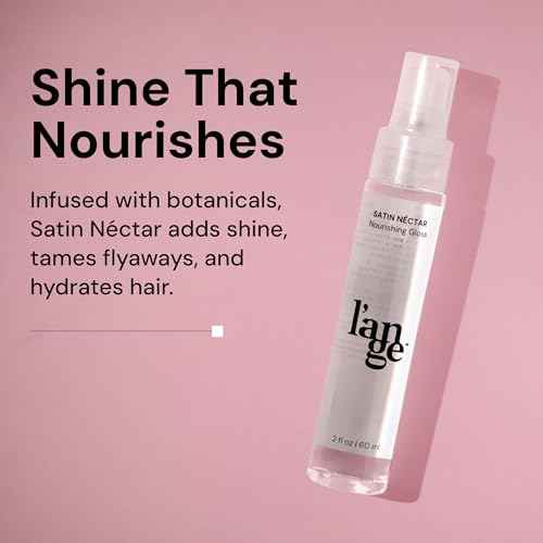 L'ANGE HAIR Satin N?ctar Nourishing Gloss | Hair Serum for All Hair Types | Smoothing Serum with Antioxidants and Vitamins | Salon Hair Spray for Blowouts | Anti Frizz Hair Gloss (2 Fl Oz)