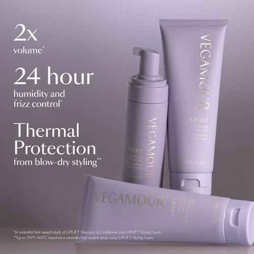 UPLIFT Volumizing Styling Foam, For fine, flat & thinning hair, Provides Volume & Resists Humidity, Non Sticky Formula, Bouncy Soft Hair
