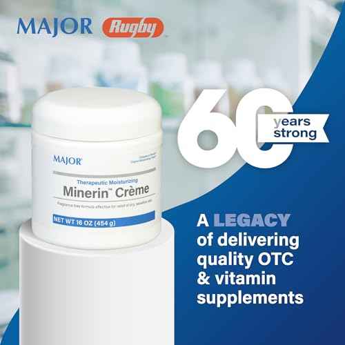 MAJOR Therapeutic Moisturizing Minerin Cr?me - Body Cream Moisturizer for Dry Skin - Fragrance-Free - 16 Oz. (1 Pack)