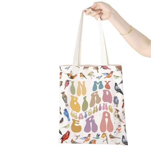 WCGXKO Bird Lovers Gift Bag - Birdwatchers' Crazy Bird Lady Era Tote